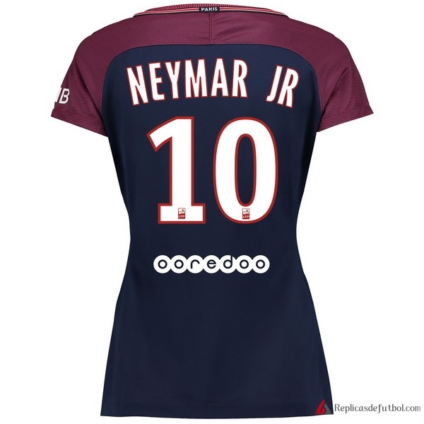 Camiseta Paris Saint Germain Mujer Primera equipación Neymar JR 2017-2018